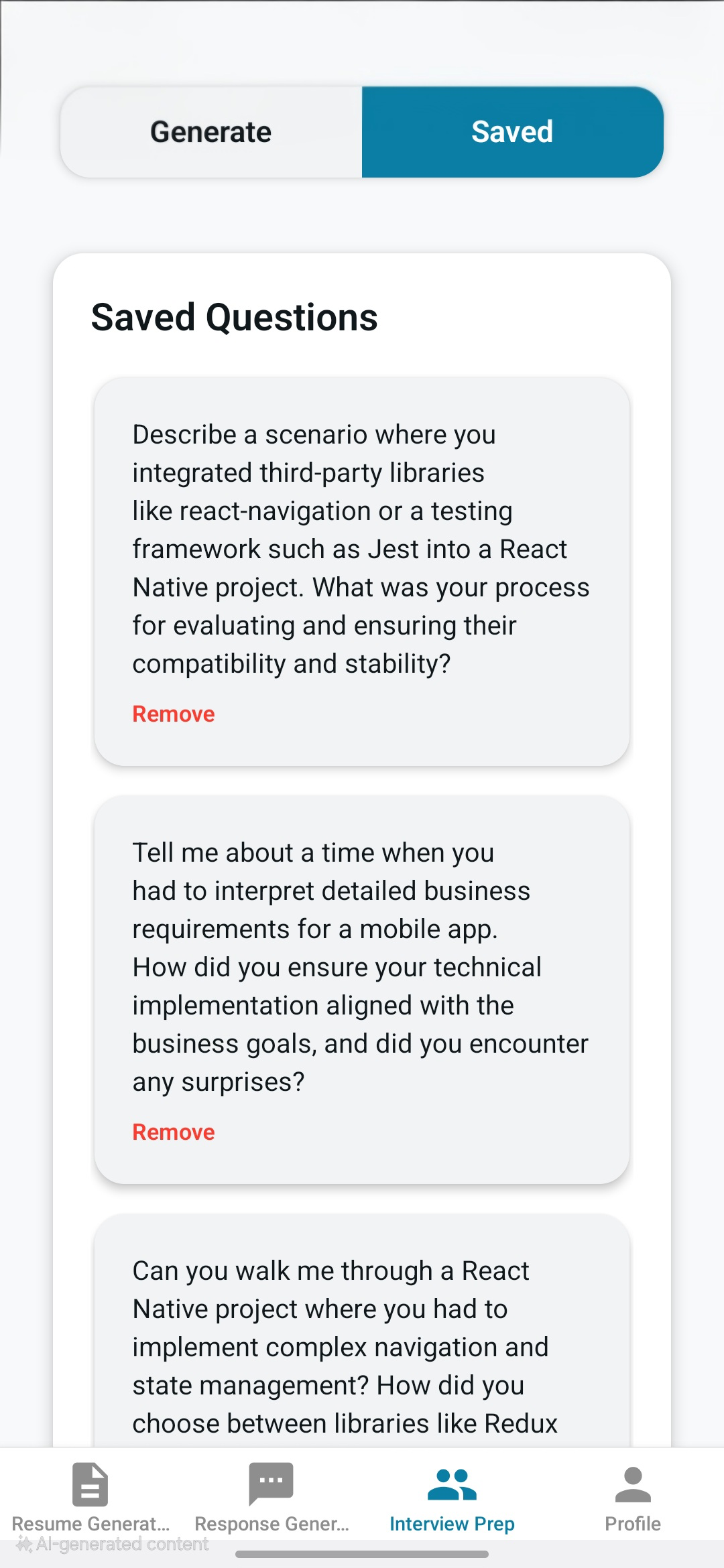 Android Interview Prep App